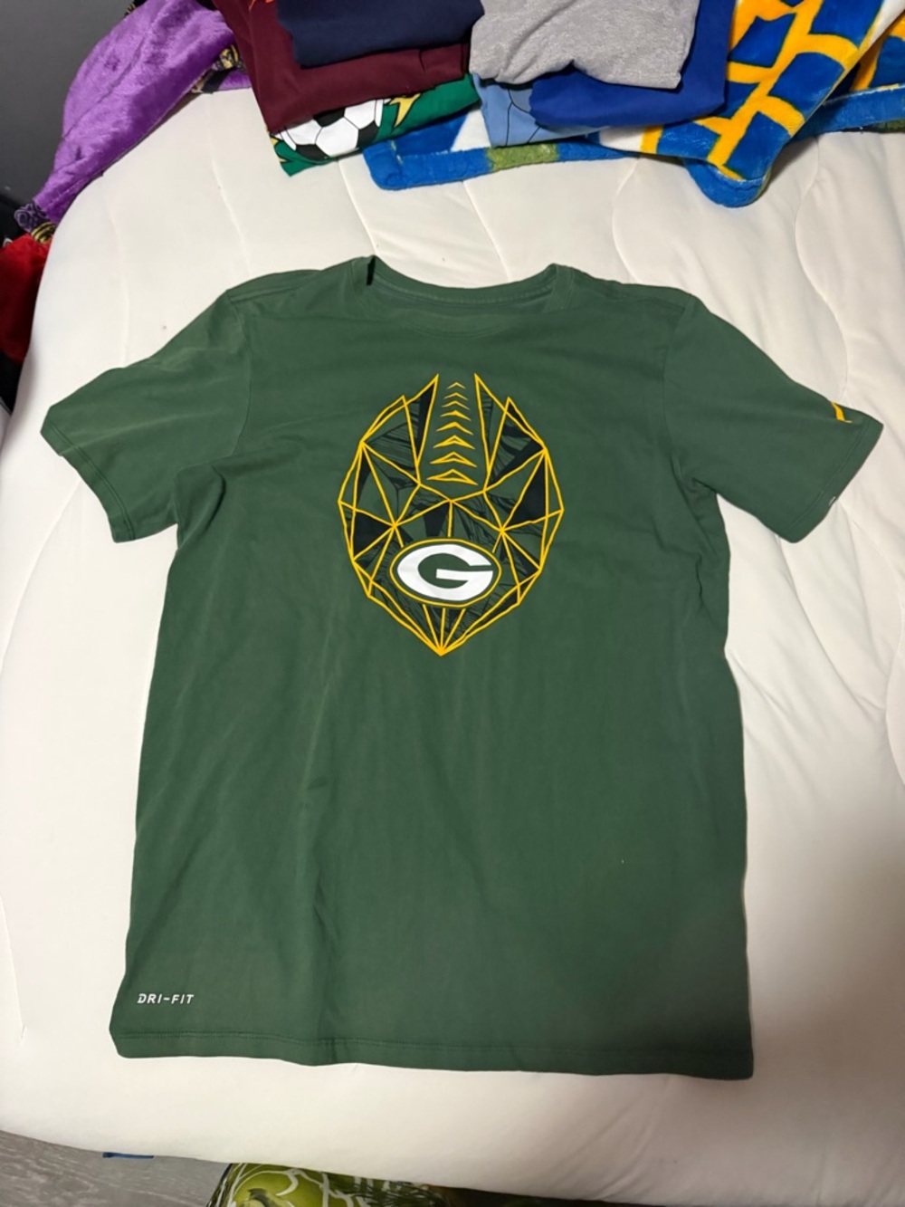 Nike Green Bay Packers Green Short Sleeve Tee